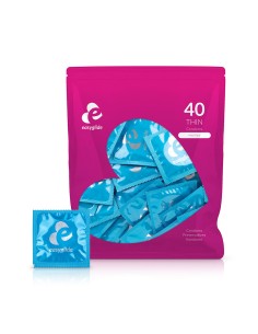 40 préservatifs Extra Fins - EasyGlide